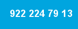 922 224 79 13 922 224 79 13